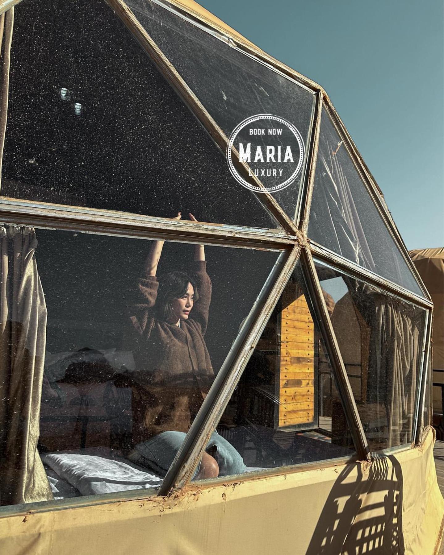 Rum Maria Luxury Camp & Bubble Rooms Wadi Rum Exterior foto