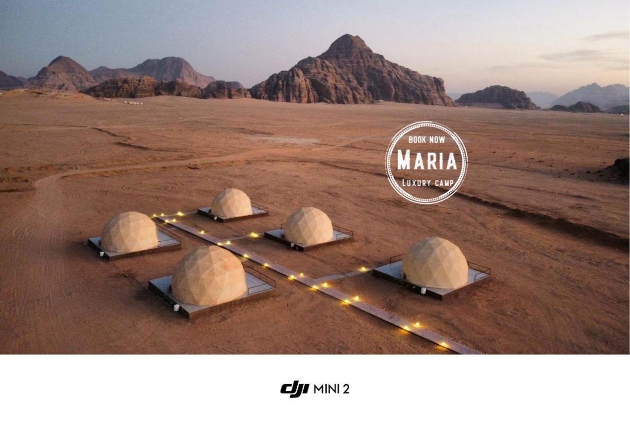 Rum Maria Luxury Camp & Bubble Rooms Wadi Rum Exterior foto